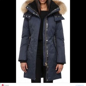 Mackage fur trim down parka Black size L/G